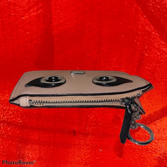 Calvin Klein change purse keyring key chain eyes - Picture 6 of 8